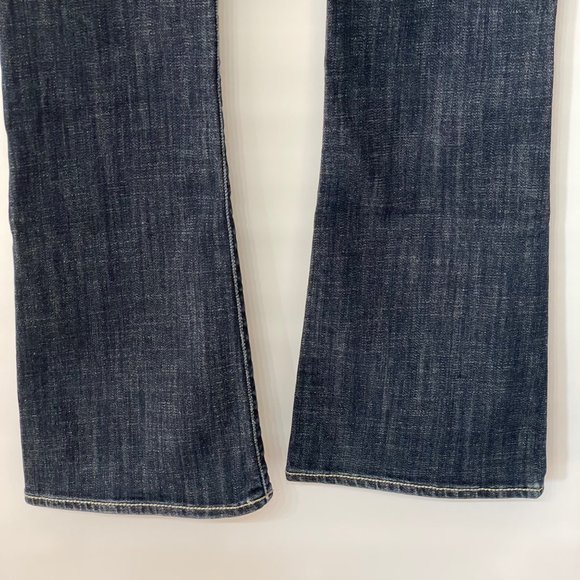 Rock & Republic Womens 4 Bootcut Denim Jeans Dark Wash Embellished Pockets *FLAW - Picture 6 of 16